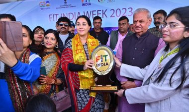 DY CM DIYA KUMARI CALLS UPON EVERYONE TO ADOPT A FIT LIFESTYLE